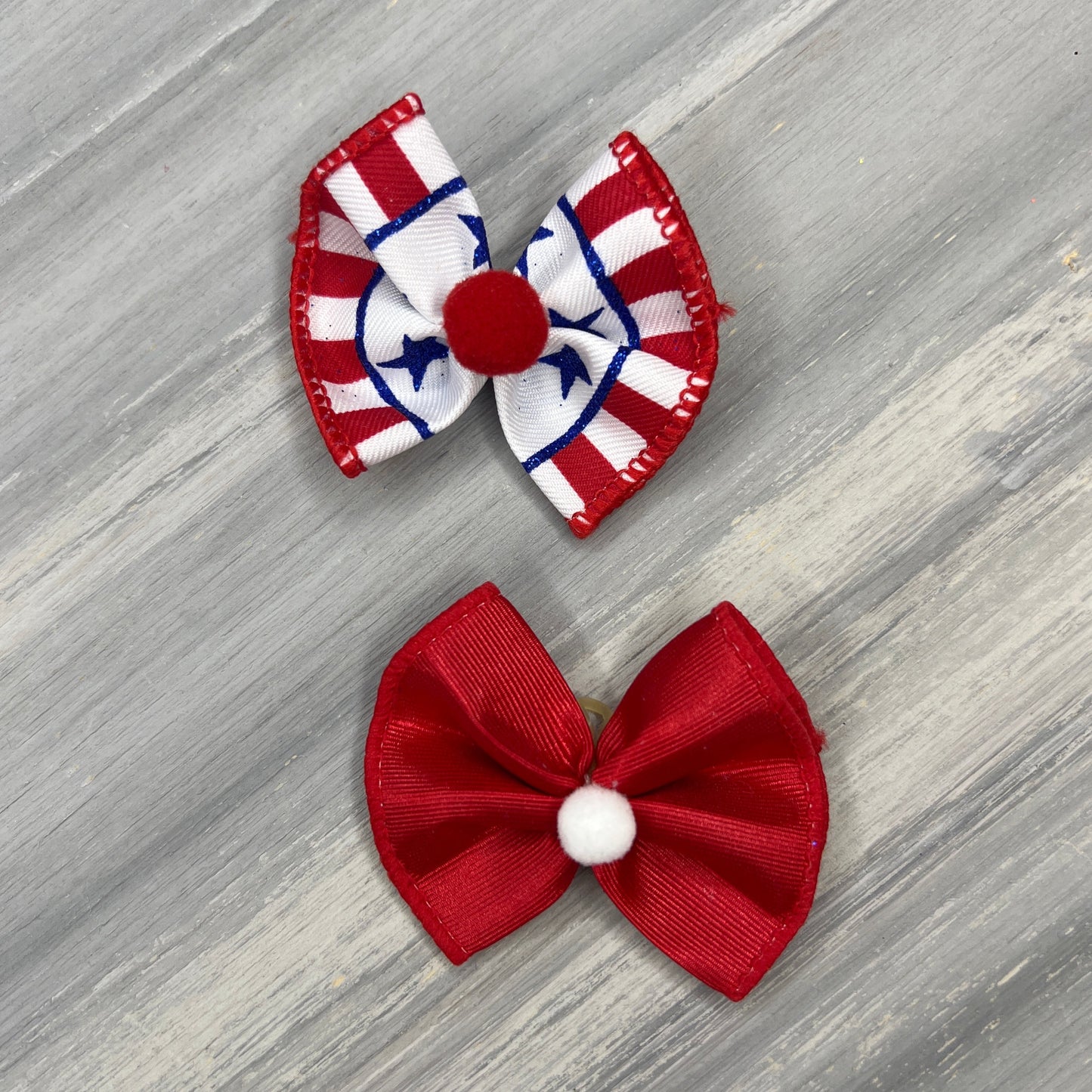 Stars and Stripes - Topsy Turvy  - 6 Medium Bows