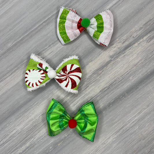 Candy Cane Lane - Over The Top - 12 Large Bows