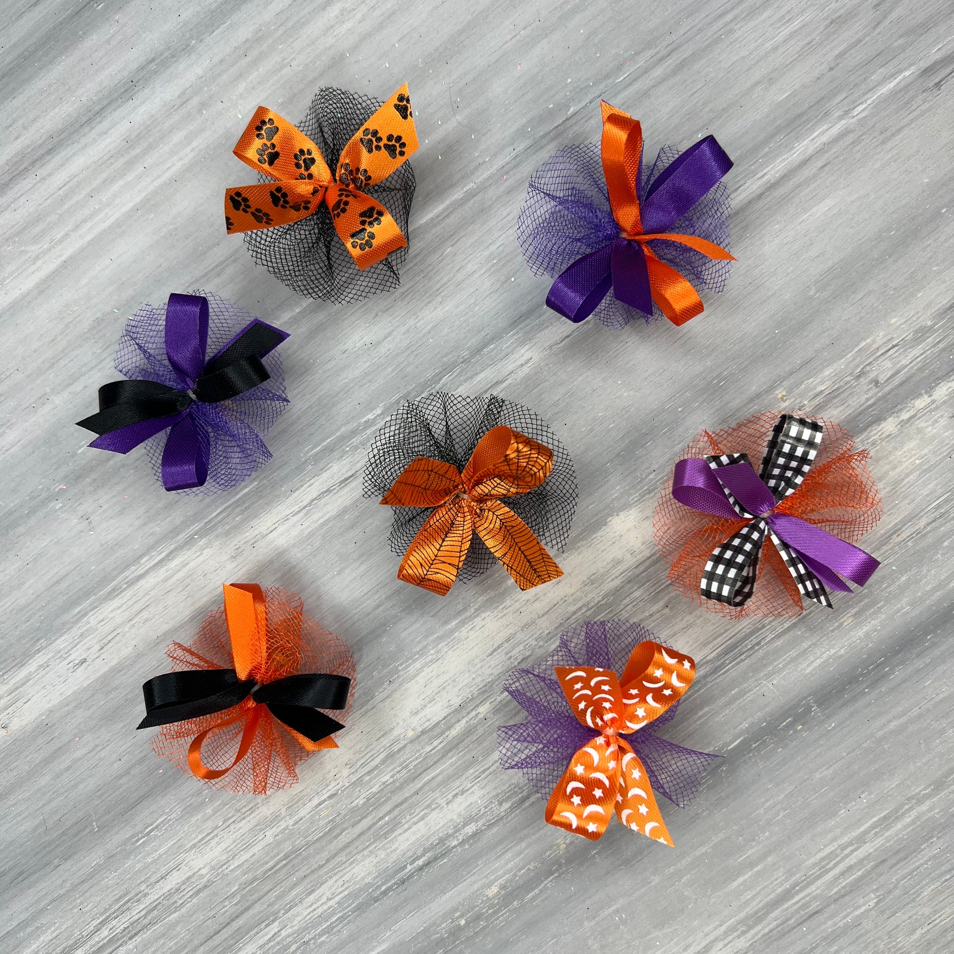 Way To Celebrate! Halloween shops 10pc/ 5 Sets Bows, Multi Color, Adults/Girls (NEW)