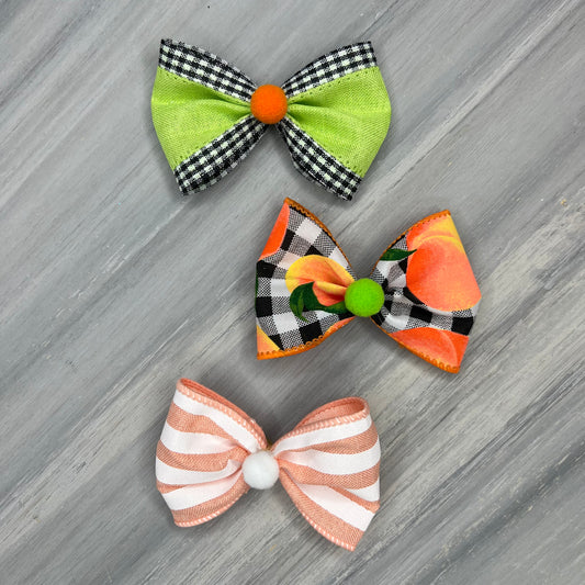 Just Peachy - Over the Top - 8 Large Bows