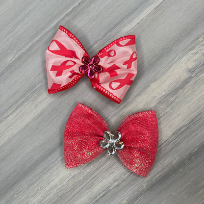 Think Pink - Over the Top - 8 Large Bows