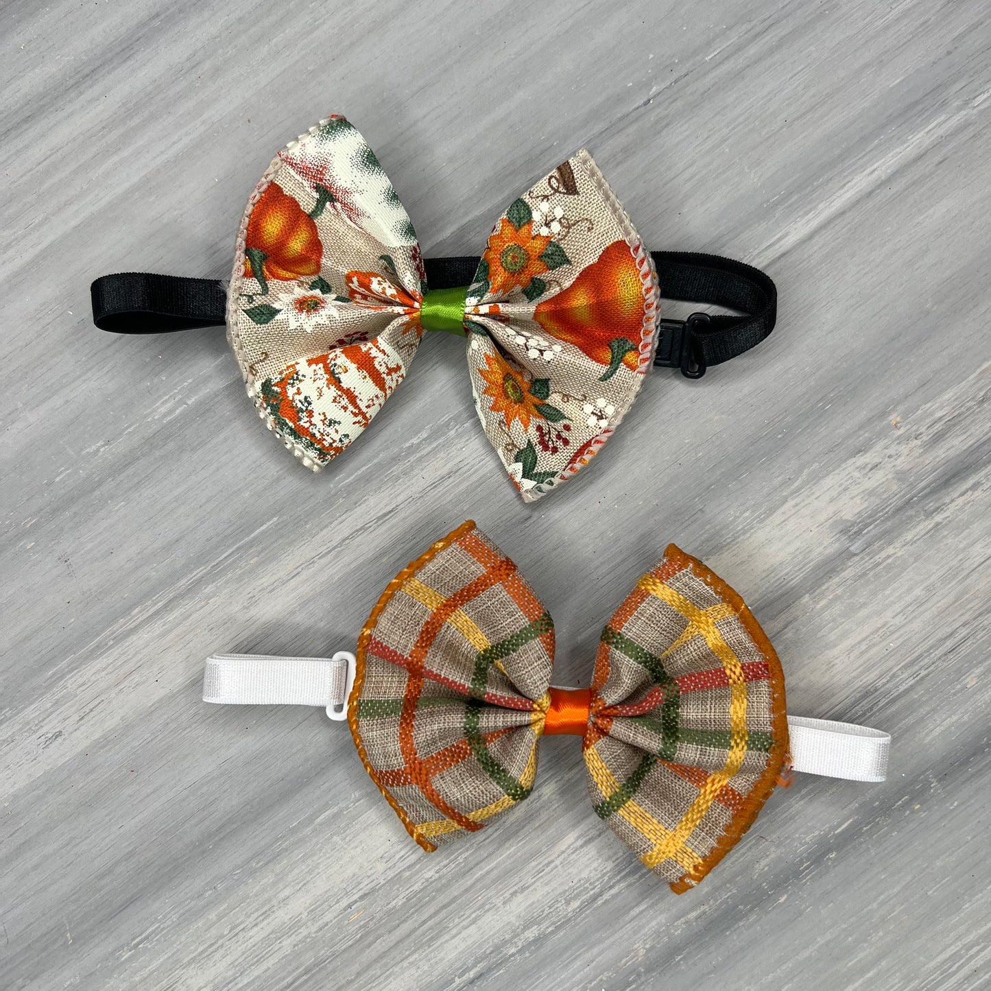 Fall - Jumbo Bow tie - 2 Large Ties