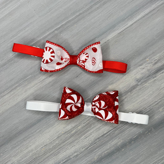 Peppermint - 8 Adjustable Bow Tie Neckwear