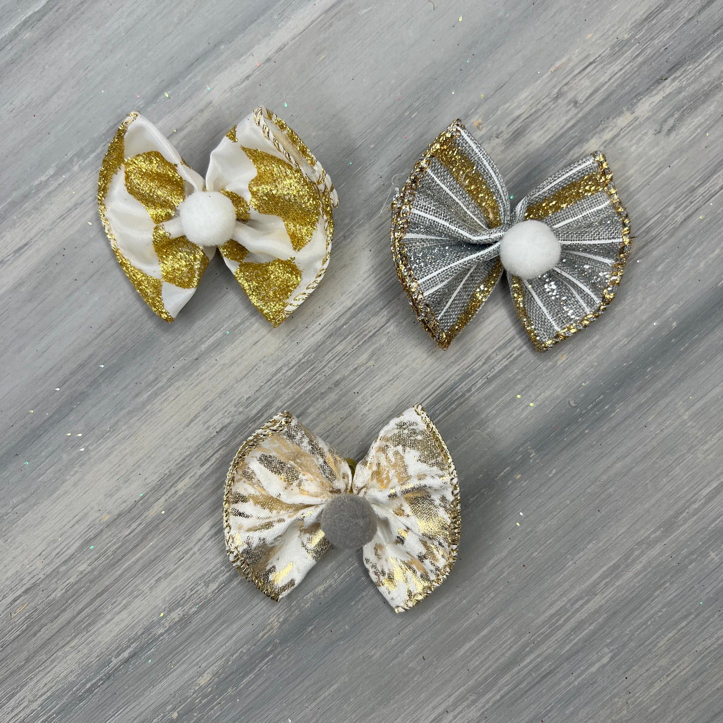 Sparkle Winter - Topsy Turvy - 12 Medium Bows