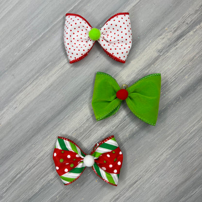 Ho Ho Ho - Over the Top - 8 Large Bows