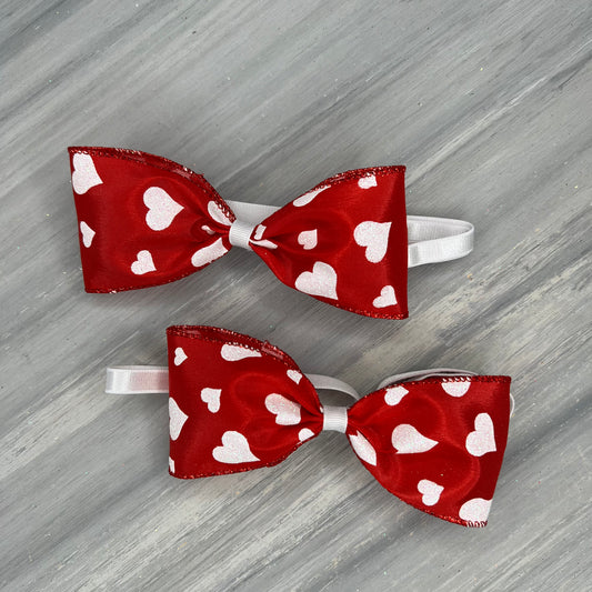 Valentine - XL Bow Tie - 2 Extra Large Neckties