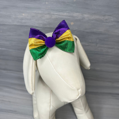 Mardi Gras - Over the Top - 8 Large Bows